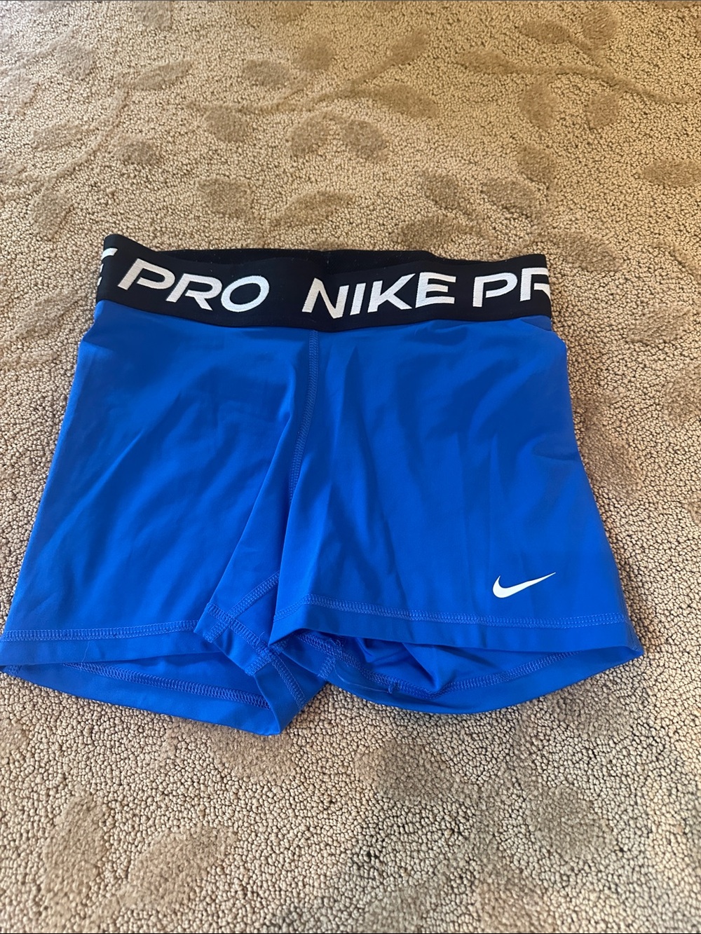 Nike Pro Blue Compression Training Shorts